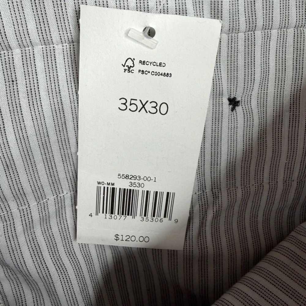 New Banana‎ Republic Tailored Slim Fit Wool Dress Pants 35 x 30 Dark Grey